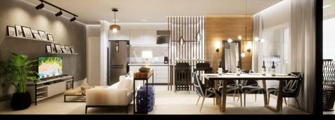 Apartamento à venda em Jaguariúna, Jardim Bela Vista, com 1 quarto, com 49.32 m², The View